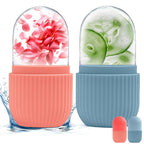 Ice Face Roller mit Blüten