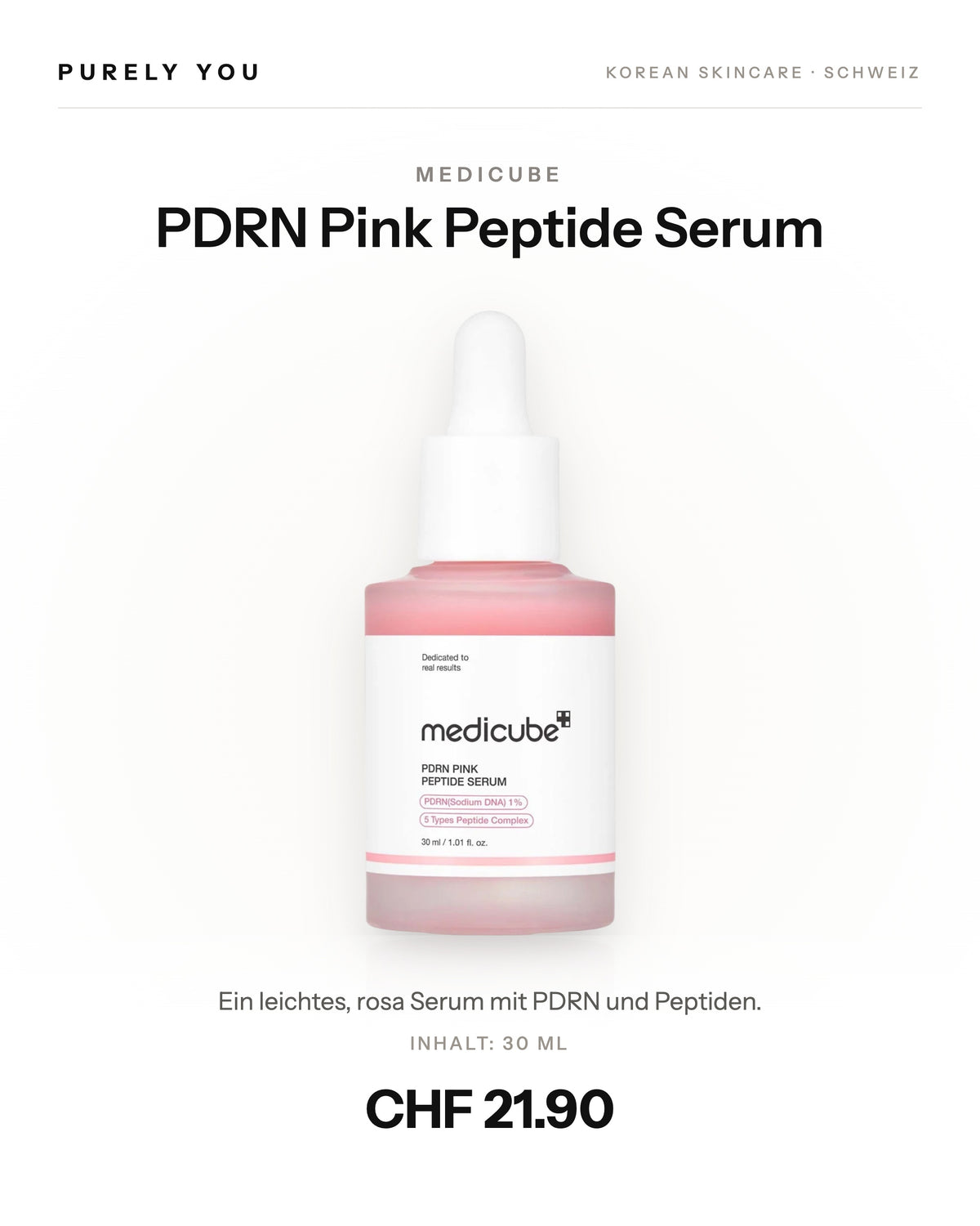 PDRN Pink Peptide Serum – PURELY YOU